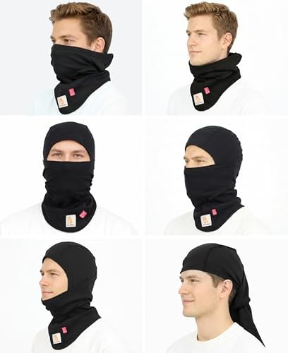 BOCOMAL FR Balaclava with Face Mask 7oz Midweight Arc Rated NFPA2112 CAT2