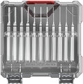 Real Avid 11-Piece Pin Punch Set - Portable All-in-One Punch Set with Storage Case - Choose Between Roll Pin, Standard or Brass and Steel Set