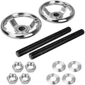 Hardware Kit Compatible with Moxon Vise, Bench Vise Screw Kit for Rapid Clamping, Smooth Operation, Joinery Shaping and Carving, Includes 5" Hand Wheel, 3/4"x 8" Threaded Rod, Nut and Washer