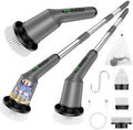 Electric Spin Scrubber for Bathroom, Shower Scrubber with Long Handle