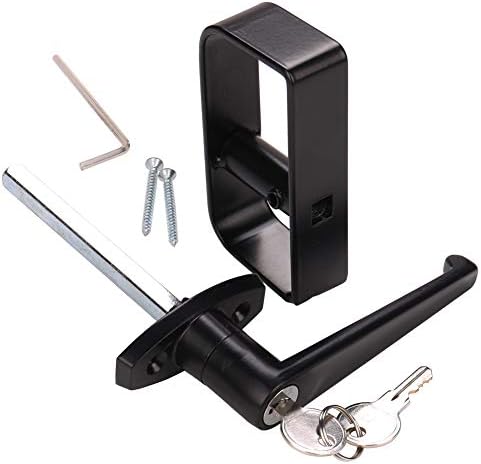 4½" L-Handle Lock kit Shed Door Lock with samed Keys and Screws for Playhouse & Chicken Coop Door Lock 4-1/2“ L-Handle 1kit
