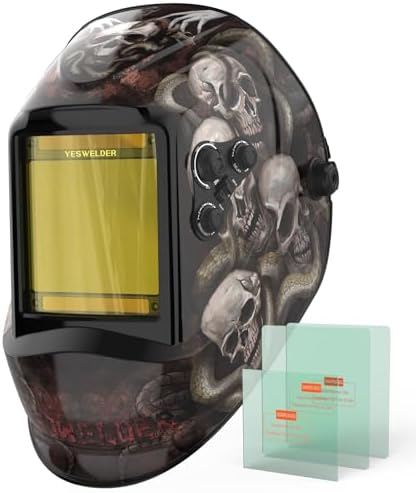 YESWELDER Auto Darkening Welding Helmet, Large View, LYG-M800H-SS