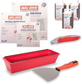 WAL-Board Tools Drywall Patch Repair Kit, Mud Pan, Knife, Aluminum Mesh