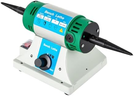 320W Professional Bench Buffer Polisher with 10000RPM High Speed for Jewelry Metal Wood Polishing Grinding and Rust Removal