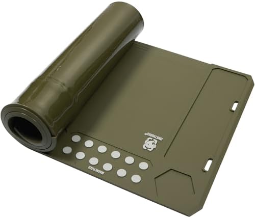 OneTigris Gun Clean Mat Magnectic for Table, Extra Large 48"x16" Anti-Slip Rubberized Repair Mat for Gun Parts, Protects Work Surface from Solvents and Oils