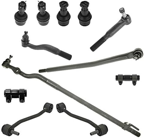 TRQ Front Steering & Suspension Kit Ball Joint Sway Bar Stabilizer Link Tie