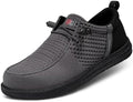 LARNMERN Steel Toe Loafers Women Slip On Work Safety Shoes Walking Sneakers