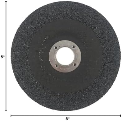 Mercer Industries 622080 - 5" x 1/4" x 7/8" ZSPEED Zirconia Type 27 Grinding Wheels for Stainless Steel (25 pack)