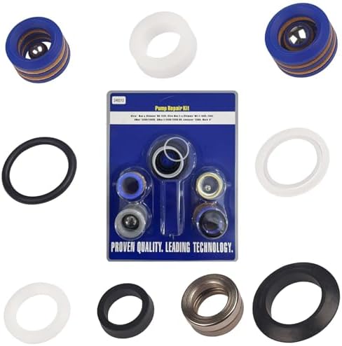 248213 Pump Repair Packing Kit for Graco UltraMax II 1095 1595, GMAX 5900, GMax II 5900 10000, LineLazer 5900 Mark Airless Paint Sprayer - Aftermarket Premium Replacement with Disposable Gloves