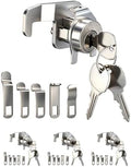 Premium L-1172C Mailbox Lock Replacement, High Security Zinc Alloy Mailbox Lock with Keys, Easy Installation & Wide Compatibility (4 Pack)