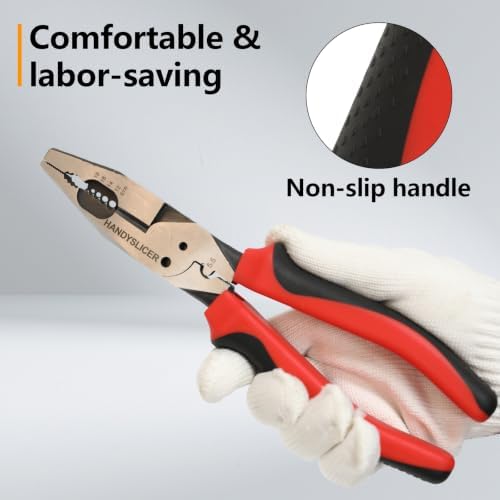 8.5" 7-in-1 Linesman Pliers, Heavy Duty Combination Pliers