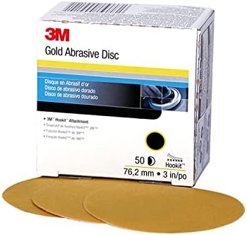 3M Hookit Gold Disc, 00920, 236U, 3 in, P100