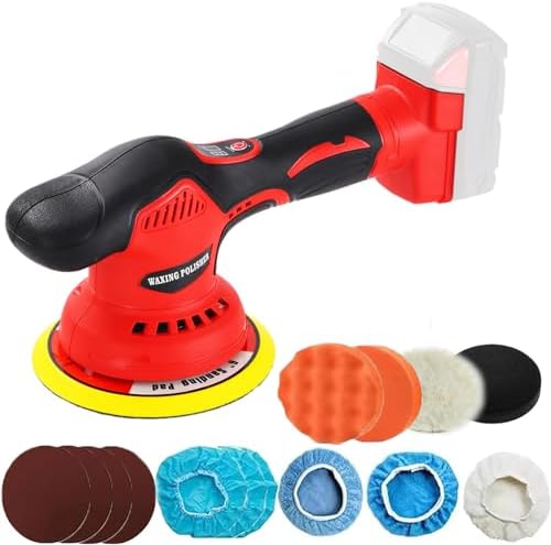 Cordless Car Buffer Polisher for Milwaukee m18 Battery, Power Polisher for Car Detailing/Polishing/Waxing(Battery Not Included)