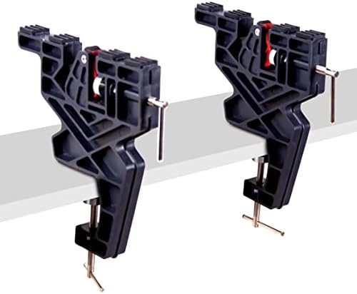 Ski and Snowboard Vice, No-Slip Vise Grips, Upgrade Adjustable Tuning and Waxing Ski Vice with Horizontal and Vertical Working Positions, Secure Board Grip Center Arm