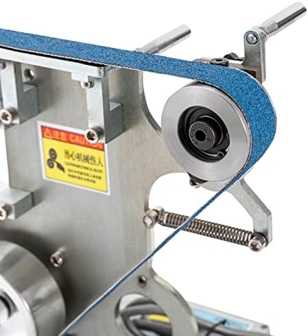 550W Desktop Belt Machine, 1x30" Belt Horizontal Polishing Grinder with Brushless Motor, Vertical Polisher Sharpener Polishing Grinding Machine for Metal Working Wood Metal Stone and Scissors Sanding