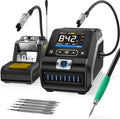 FNIRSI DWS-200 200W High Power Soldering Station Kit,2 Helping Hands