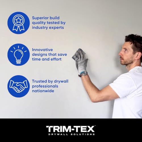 24 Pack Trim-Tex Dual Angle Sanding Block, Medium/Fine Grit | 40% Larger, Prevents Gouging & Scuffing for Flawless Finish | Model #885 | Family-Owned, USA-Made