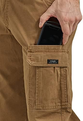 Wrangler Authentics Men's Relaxed Fit Stretch Cargo Pant