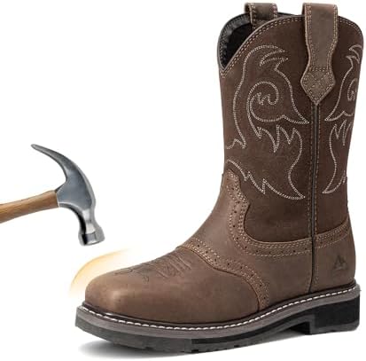 NORTIV 8 Steel Toe Work Boots for Men