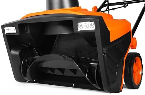 WEN Snow Thrower, 15-Amp 20-Inch Electric Snow Blaster with Dual LED Lights (5670)