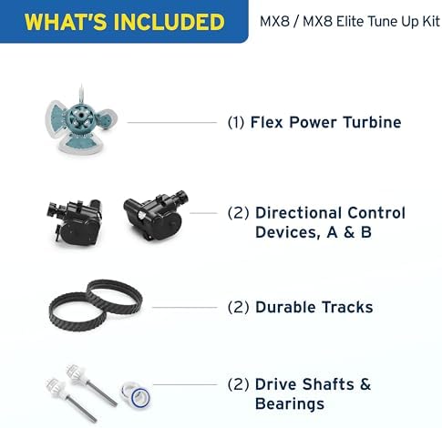 Zodiac Genuine Parts MX8 / MX8 Elite Factory Tune Up Kit R0796200, All-Inclusive Suction Cleaner Performance Tune-Up Kit MX8 and MX8 Elite