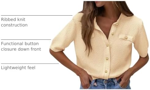 PRETTYGARDEN Women's Summer Casual Button Down Shirts