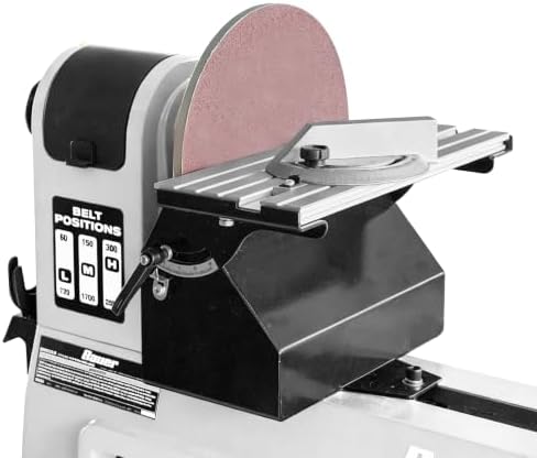 Lathe Mounted Disc Sander for 14 inch and 16 inch Woodtuning Lathe with Thread 1"X8TPI, Sanding Accessory, 9 inch Disc Sander.