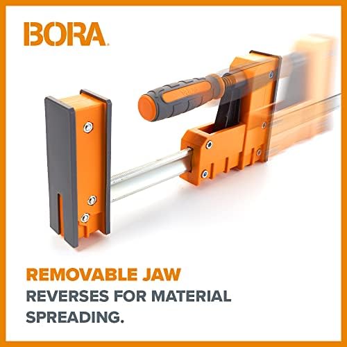 Bora 31" Parallel Clamp Set, 2 Pack of Woodworking Clamps with Rock-Solid, Even Pressure, 571131T