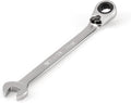 TEKTON 3/8 Inch Reversible Ratcheting Combination Wrench | WRC23310 | 12-Point, Satin Chrome Finish