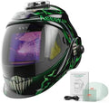 Panoramic Auto-Darkening Welding Helmet, LED Light, Shade 4/5-9/9-13