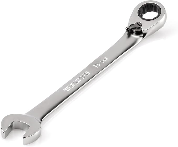 TEKTON 13 mm Reversible Ratcheting Combination Wrench | WRC23413 | 12-Point
