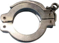 KF-40 Hinged Spring Clamp, DN 40 Rapid Fastening Clamp Quick-Release Clamping Ring for Elastomer Seal, Pressure Spring Toggle, Alumium (KF 40)