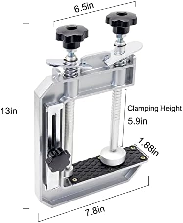 45 Degree Stone Mitre Clamp, Countertop Seam Splicing Fixture 32x20cm Benchtop Angle Clamp for Granite Marble Slab Install Tool