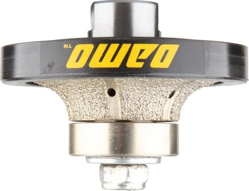 DAMO 1/2 inch Demi Bullnose & Half Bullnose Diamond Hand Profile Wheel, Hand Profiler, Medium Grit Router Bit, 5/8-11 Thread, for Granite, Concrete, Marble, and Countertop Edge