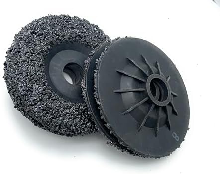 SIGNI 5 Pack SiC Plastic Back Grinding Wheel for Granite/Marble/Concrete and Glasses (4.5 INCH, 8 GRIT)