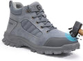 GUSAYEX Steel Toe Boots for Men Puncture Resistant Work Boots