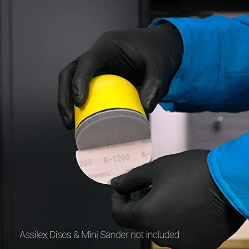 Eagle Micro-Hook Interface Pad for 3 inch Sanding Discs, Soft, Hook & Loop, No Holes, 971-7503, 4 Pads