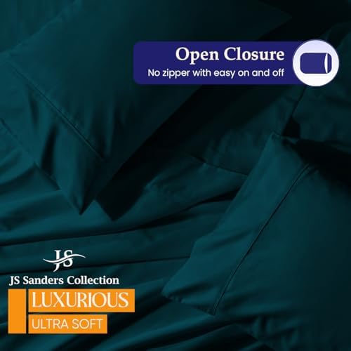 JS Sanders XL V Berth Boat Sheet 3 Pcs 600 TC Egyptian Cotton,Teal
