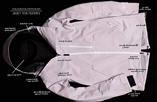 Volcom Women's Fawn Insulated Snowboard Ski Winter Hooded Jacket