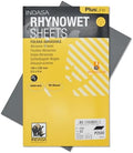 Indasa 50 PCS 5.5x9” Wet & Dry Rhynowet Sandpaper 2000 GRIT Half Sheets – Silicon Carbide Abrasive for Auto, Wood, Metal, Paint & Coat Finishing – Sand Paper, Plusline, Abrasive Sandpaper, Plusline