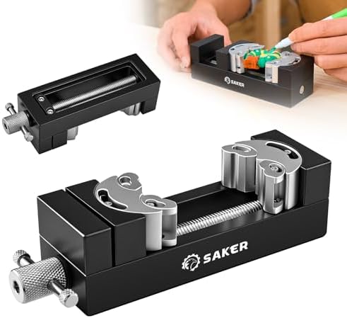 Saker Fractal Vise-Mini Vise Clamp Bench Vise/Drill Press Vise