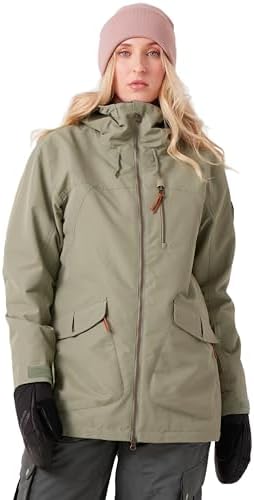 Roxy Women's Free Love Snow Jacket – 15k Waterproof Fully Taped Seams Ski & Snowboard Jacket, Pfas-free