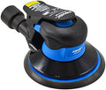 PROMA-X AIR 910-0600M15 6 inch Pneumatic Random Orbital DA Sander w/Vacuum Assist, 15 Hole Hook & Loop Pad, 3/16 inch Orbit