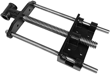 HFS(R) Woodworking Bench Vise, Heavy Duty Front Screw Vise for Workbench Chrome plating Leg Vise Hardware Woodworking (7IN)