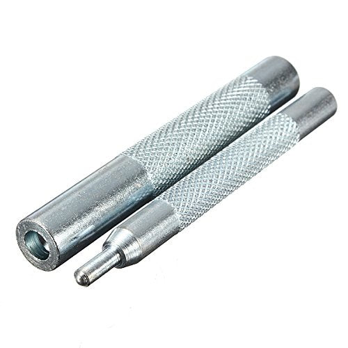 Craft Tool Die Punch Snap Kit Rivet Setter with Base for Punch Hole and Install Rivet Button (Rivet Setter with Base)