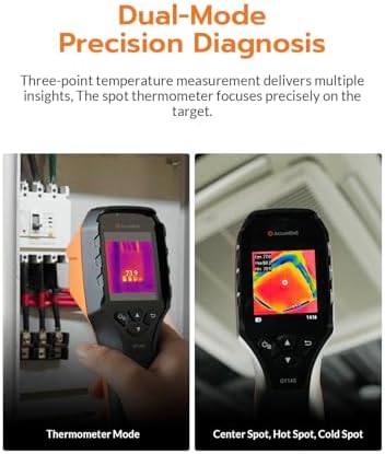 GT14S Thermal Imaging Camera with Edge Enhancement, Thermometer Mode