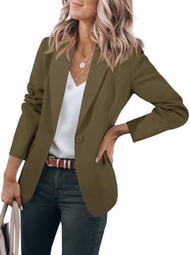 Cicy Bell Womens Casual Blazers Long Sleeve Work Office Suit Jackets Blazer