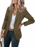 Cicy Bell Womens Casual Blazers Long Sleeve Work Office Suit Jackets Blazer