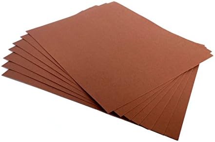 Starcke 50 Pack STARCKE 9'' x 11'' 80 grit Premium General Purpose Aluminum Oxide Sandpaper Sheets for Wood, Metal, Automotive and Paint