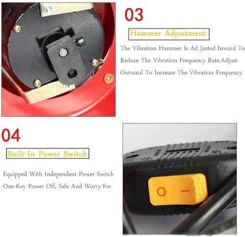 Vibrating Polisher, Electric Polisher, Professional Rock Tumbler Kit, Vibration Polishing Machine, Strong Load Capacity for Grinding and Polishing Workpiece Surface, Jewelry Accessories